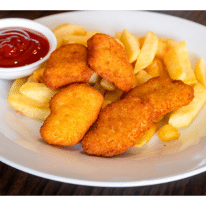 Chicken Nuggets with chips