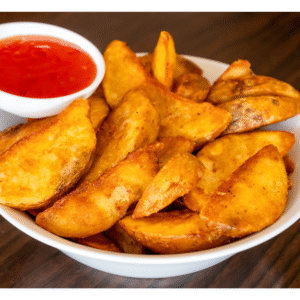 Potato Wedges with sweet chilli sauce